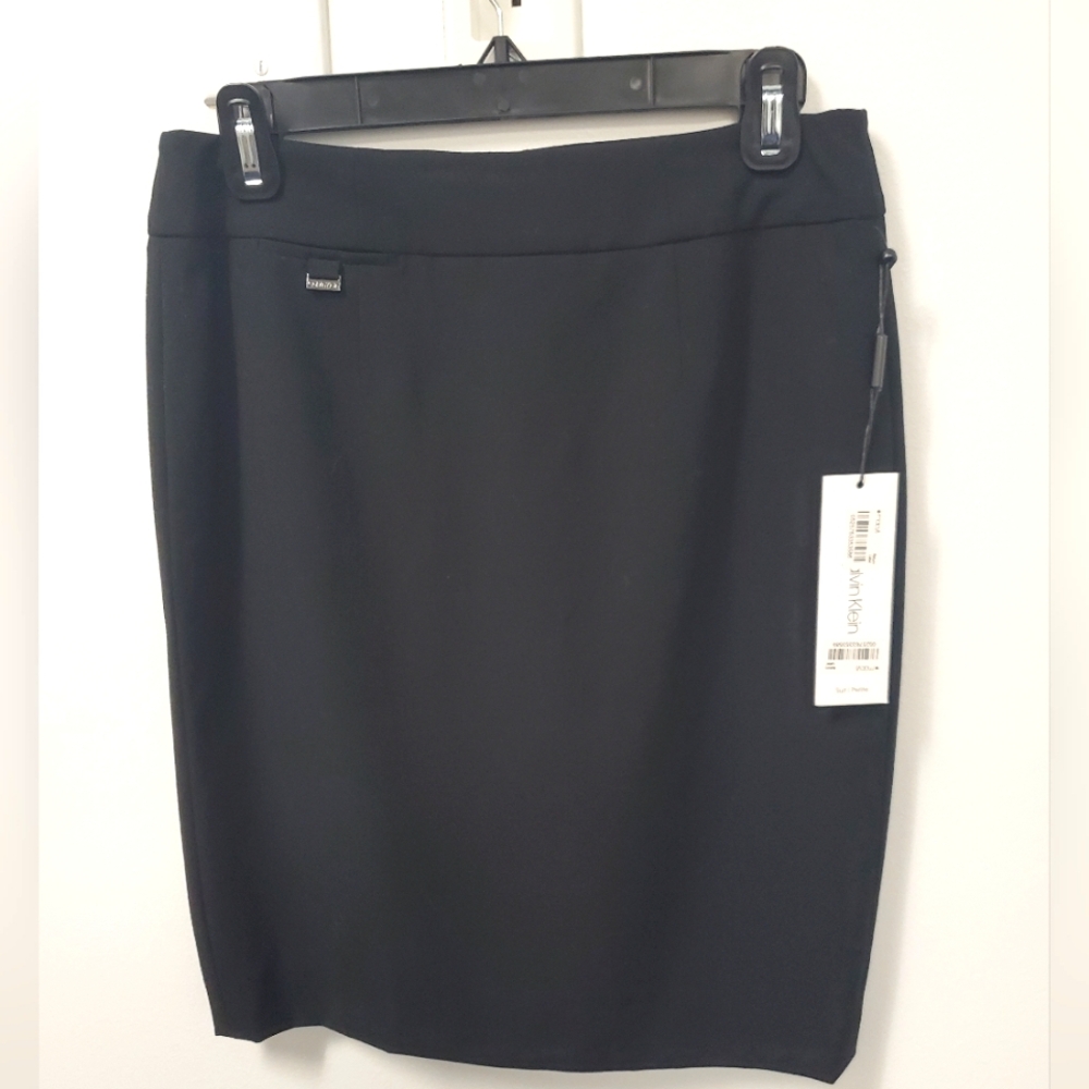 NWT CALVIN KLEIN Suit Black Skirt